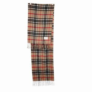 LOCHMERE Camel Thompson Plaid 100% Cashmere Scarf Adult 1’x5’ + Plus Fringe